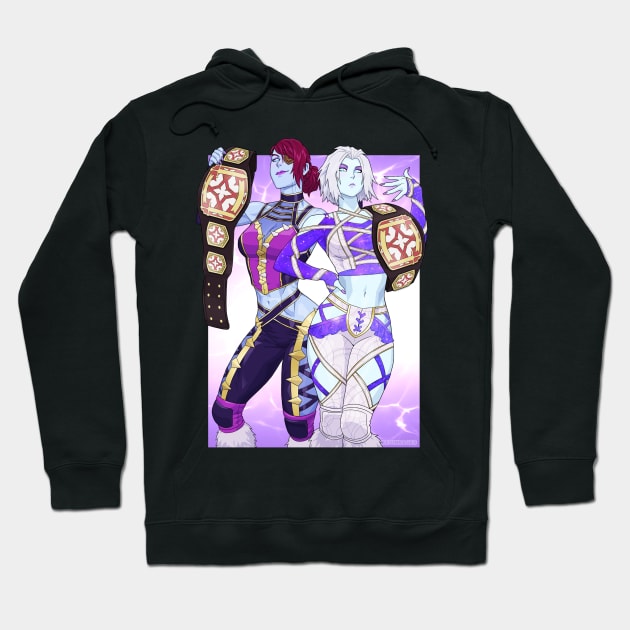 D2 Awoken Tag Team Champs Hoodie by fallerion